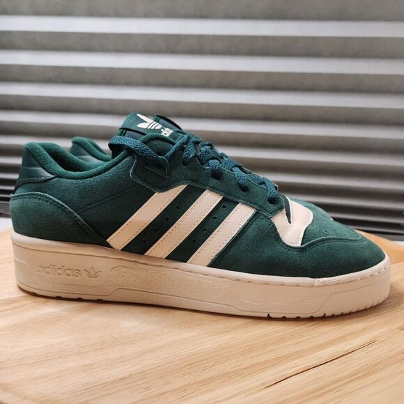Adidas Rivalry Low Sneakers – Men’s Size 10 | Green/White | Unworn - Picture 4 of 8